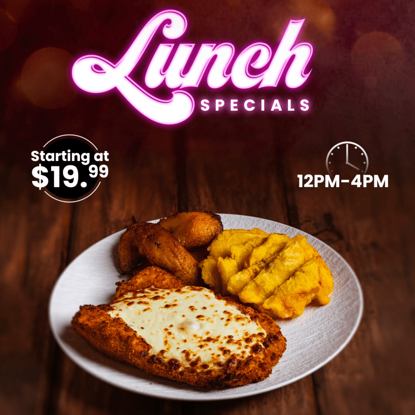Lunch Specials – Weekdays Only!