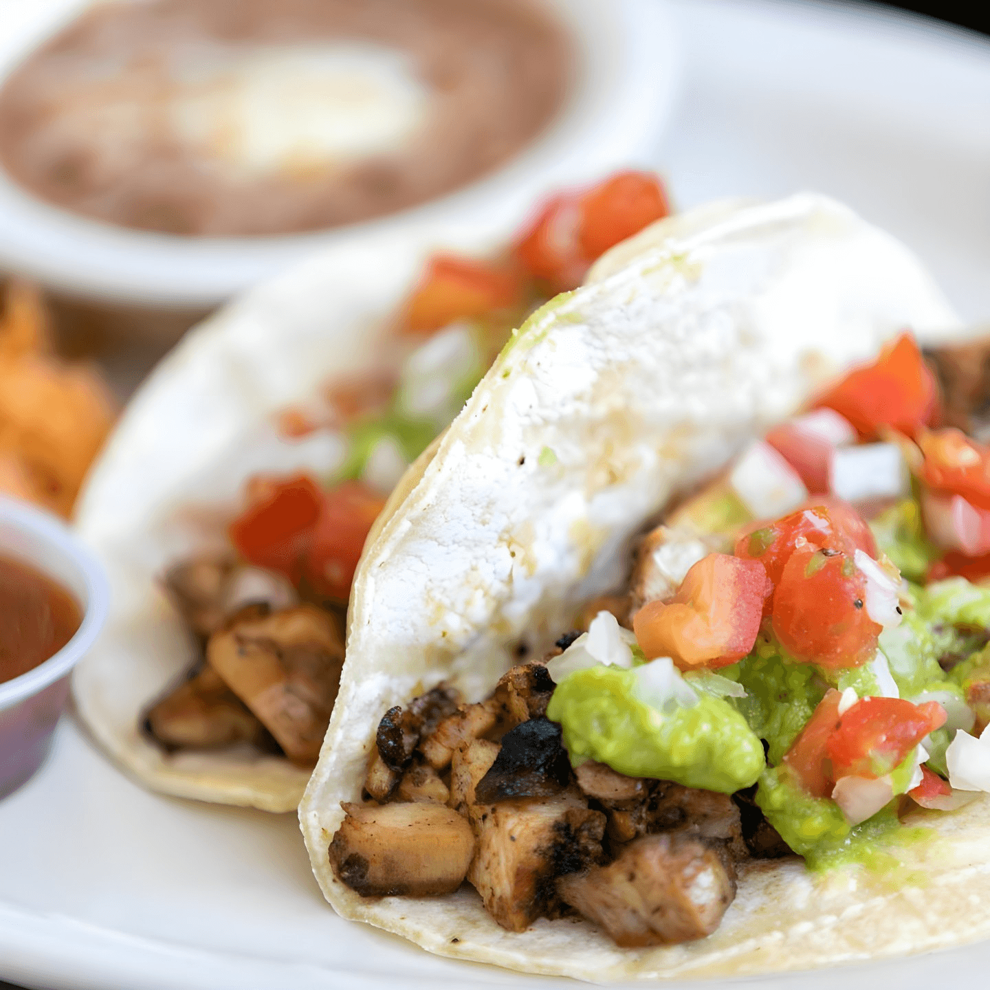 Our Mouthwatering Chicken Tacos! 🌮🌮🌮