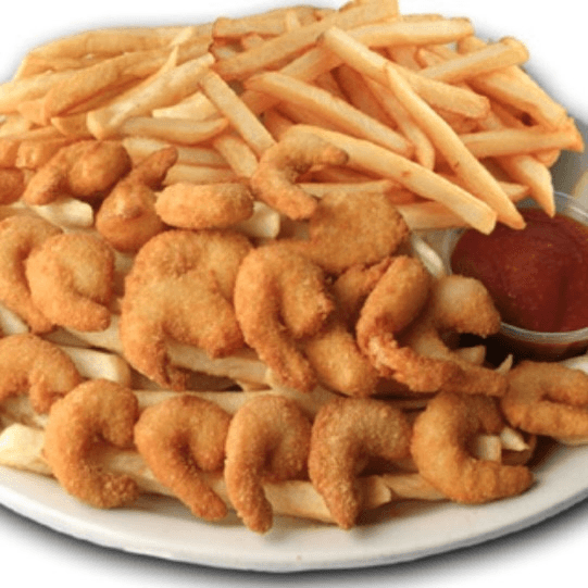 Shrimp Basket with Fries.