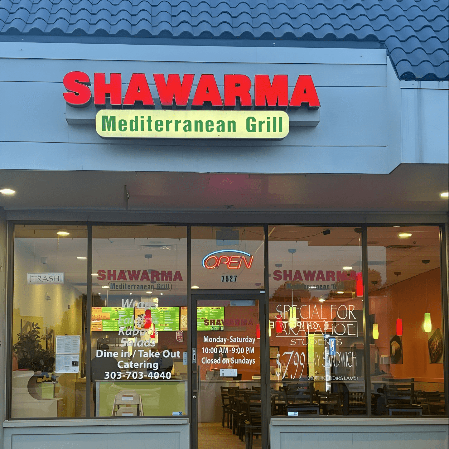 Welcome to Shawarma Mediterranean Grill
