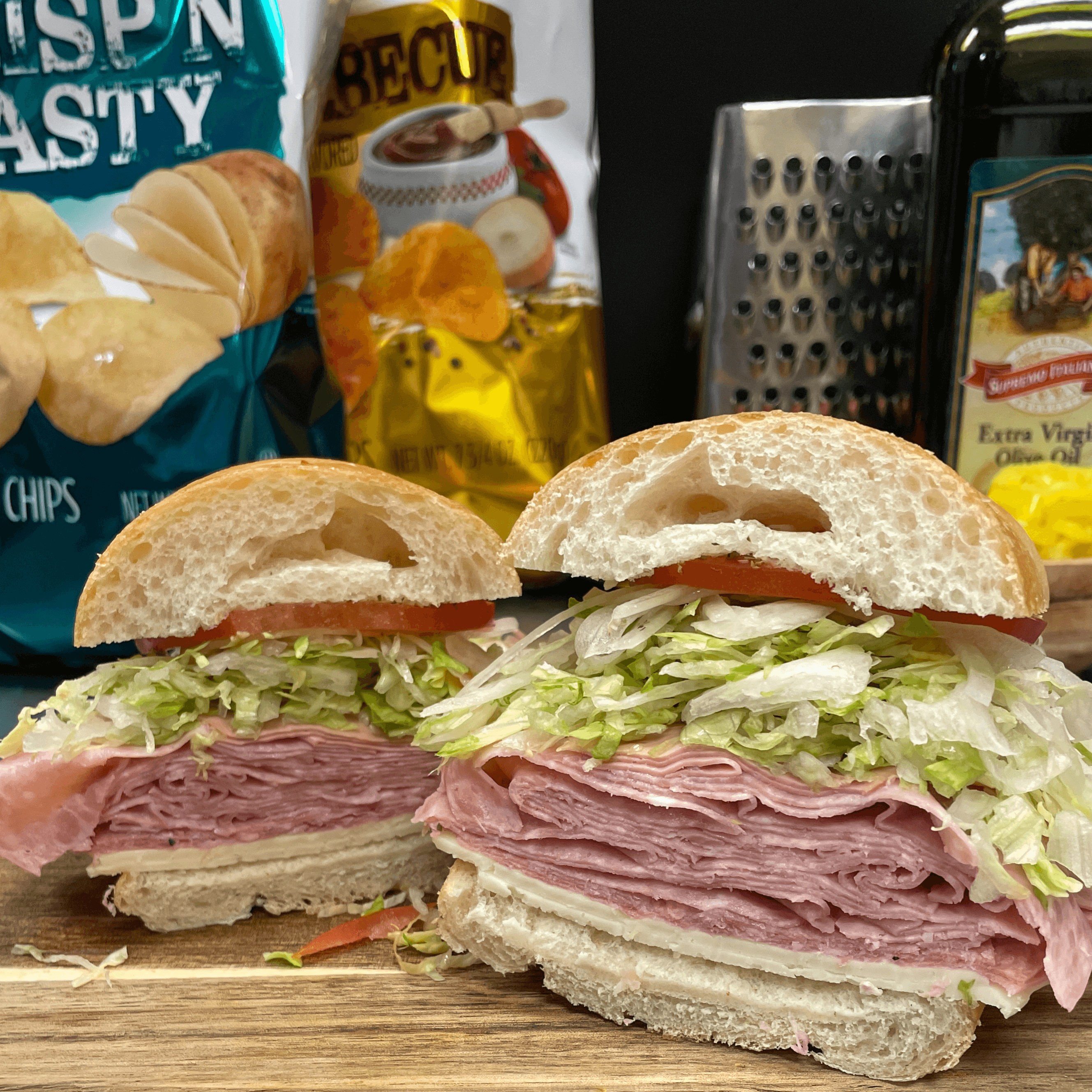 #4 Pressed Ham, Salami, Bologna & Cheese.