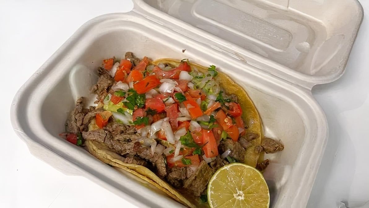 Carne Asada Soft Taco.