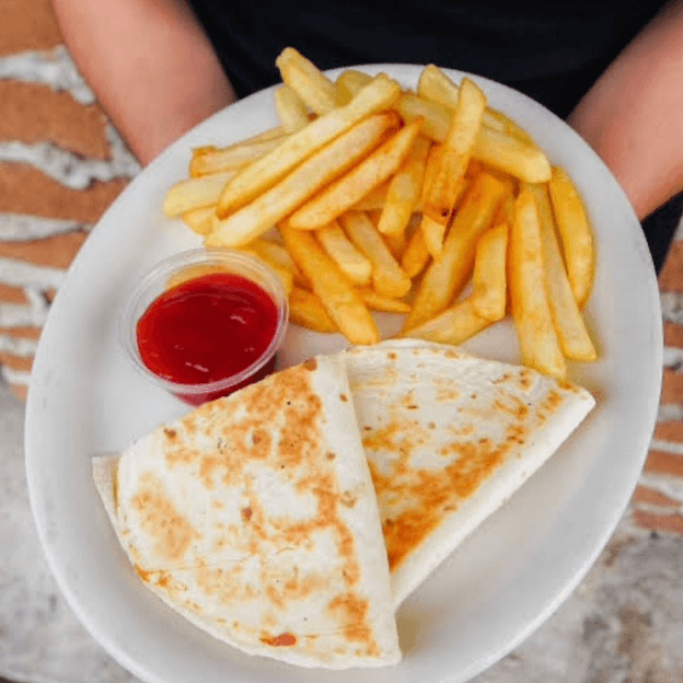 Keiki Cheese Quesadilla.