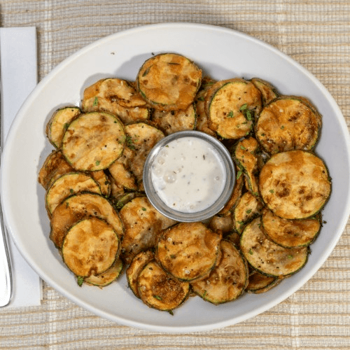 Zucchini chips.