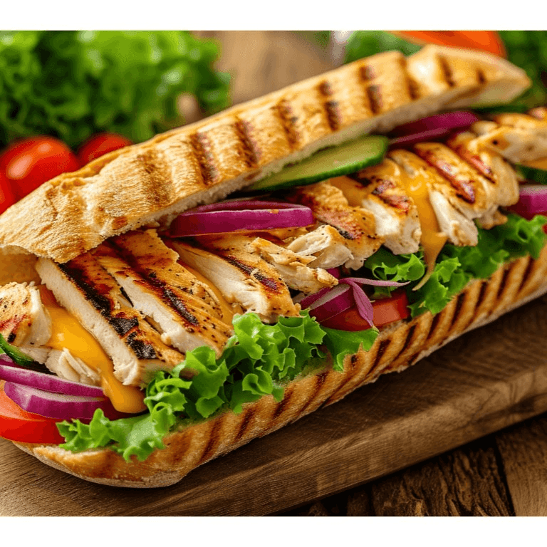 Grilled Chicken Sub.
