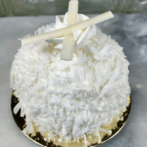 Coconut Custard Cake-Individual