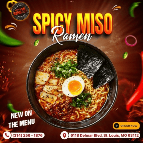 Spicy Miso Ramen.
