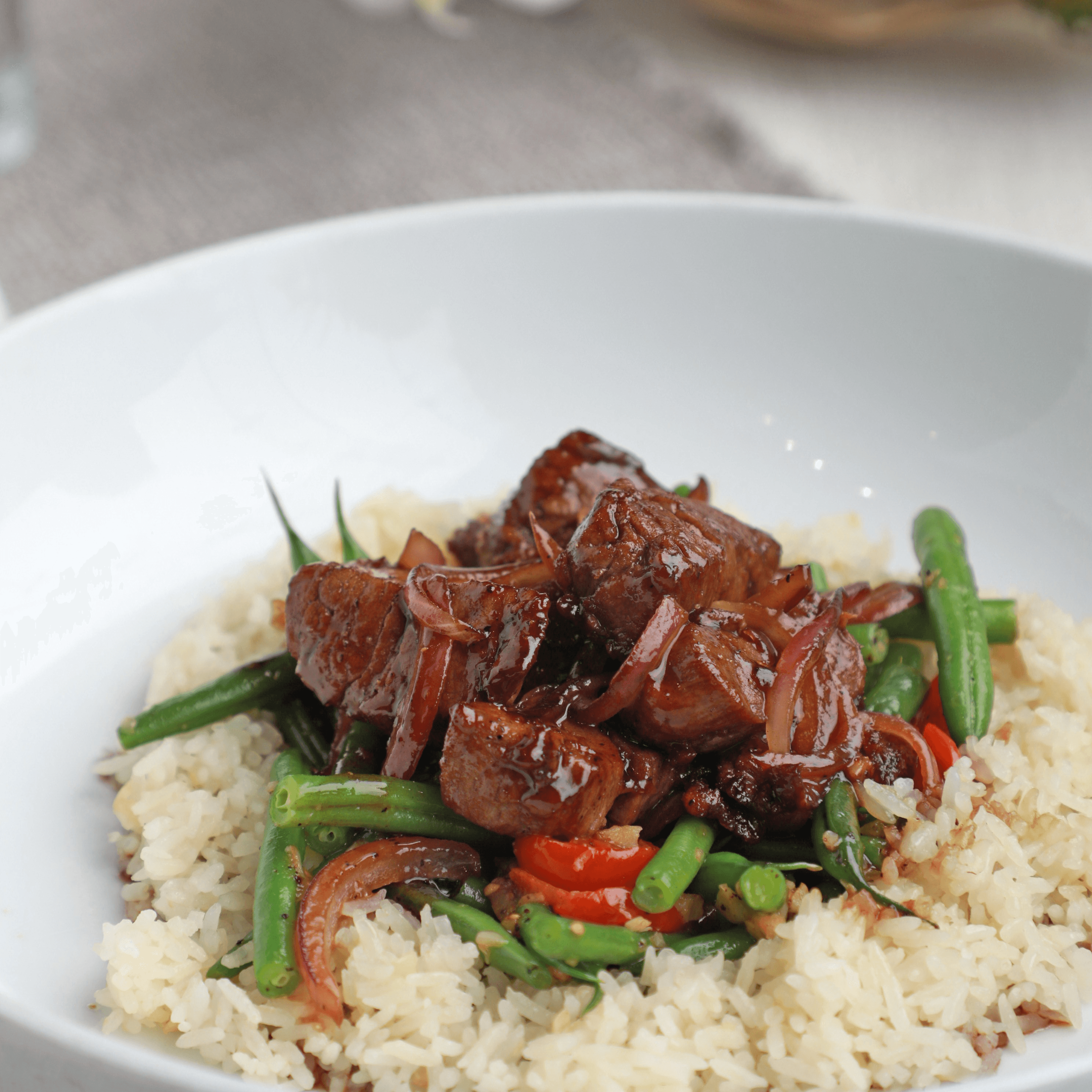 AnQi Wok Shaken Beef.