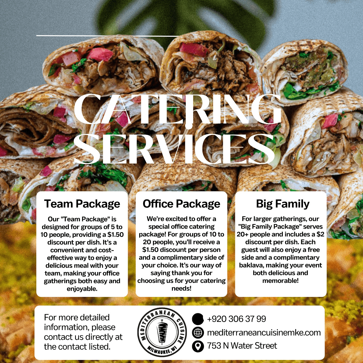 Our Catering Services 