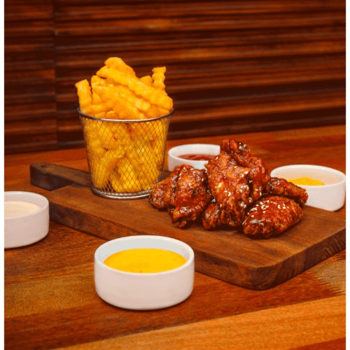 Chicken Wing Dinner.