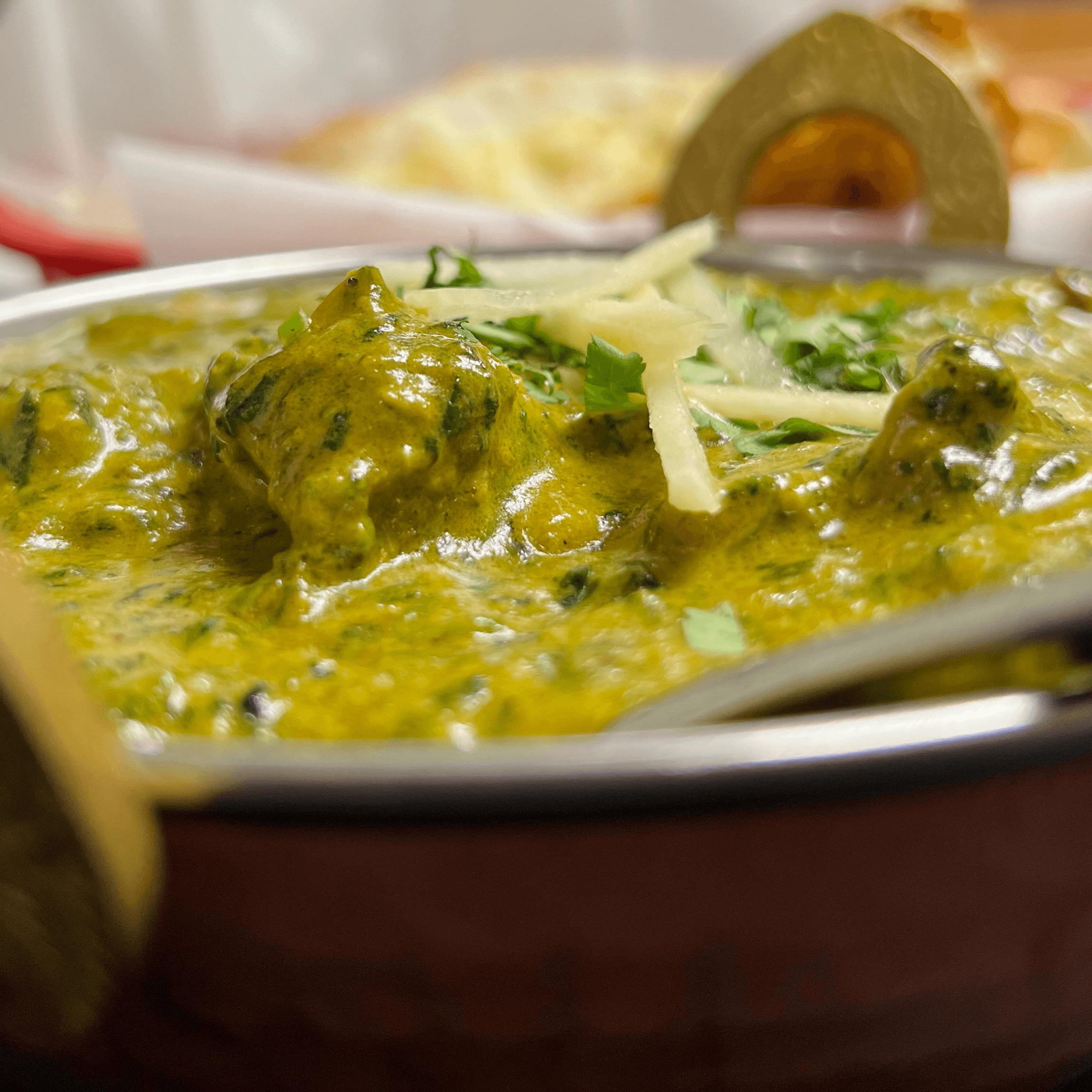 Chicken Saag (Spinach) (GF).