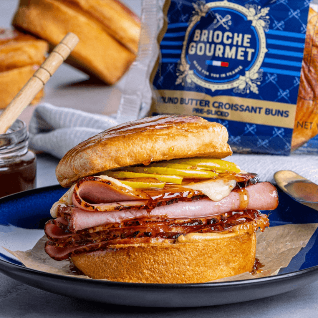 Smoked Ham Sandwich Brioche  smoky, salty, and satisfying..