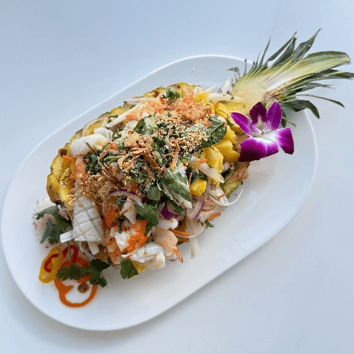 Pineapple Lotus Salad.