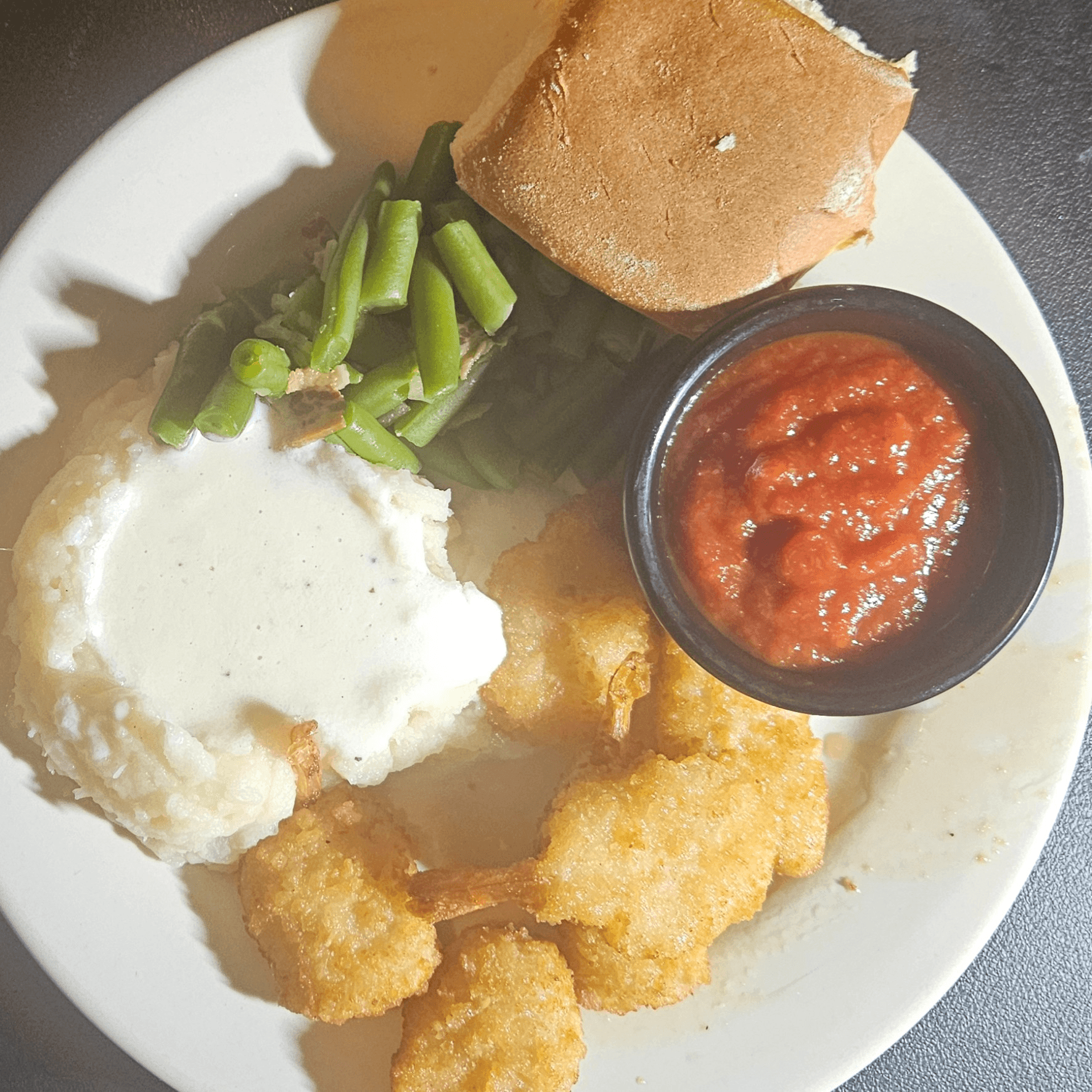 Fried Shrimp Dinner.