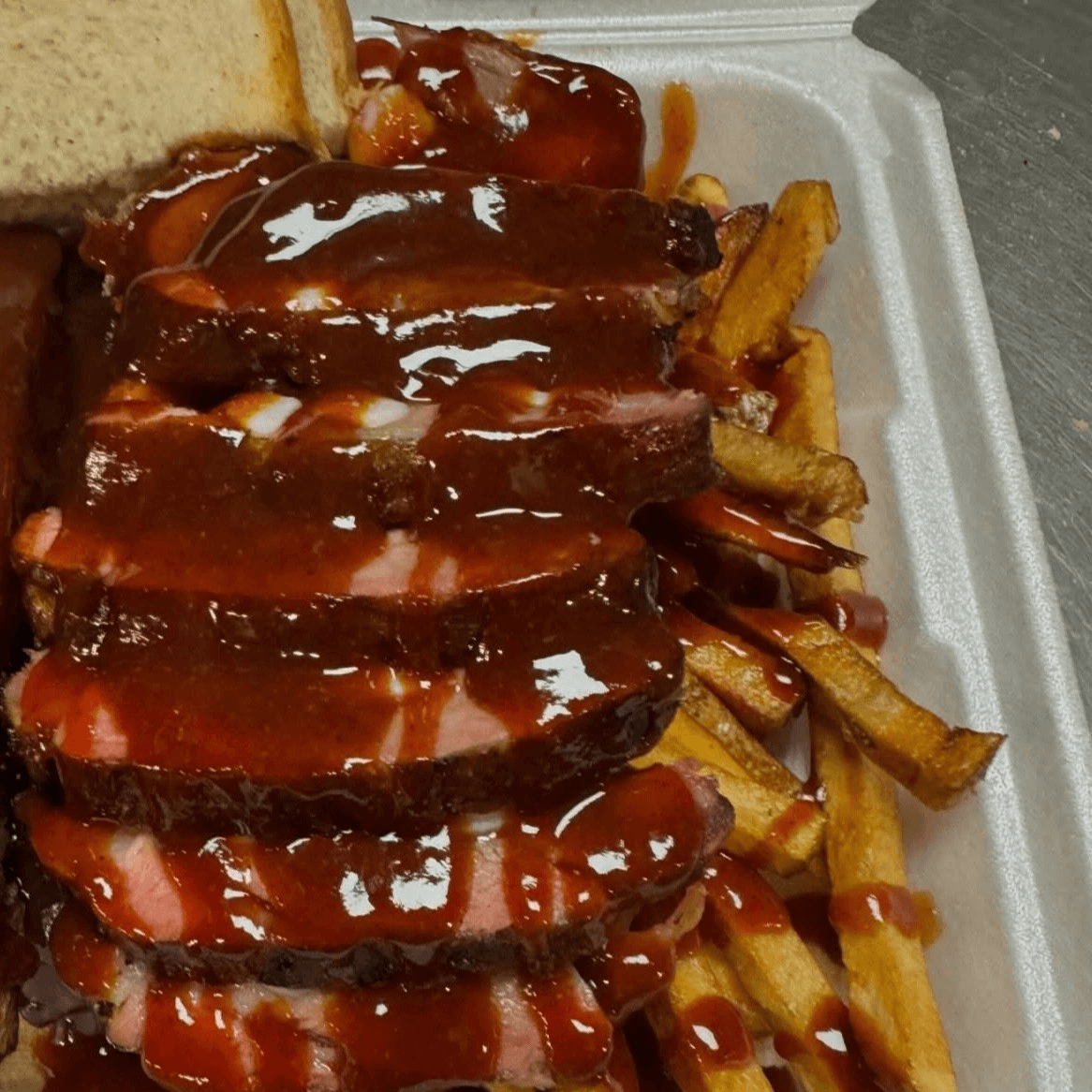 Small Pork Rib Tips.