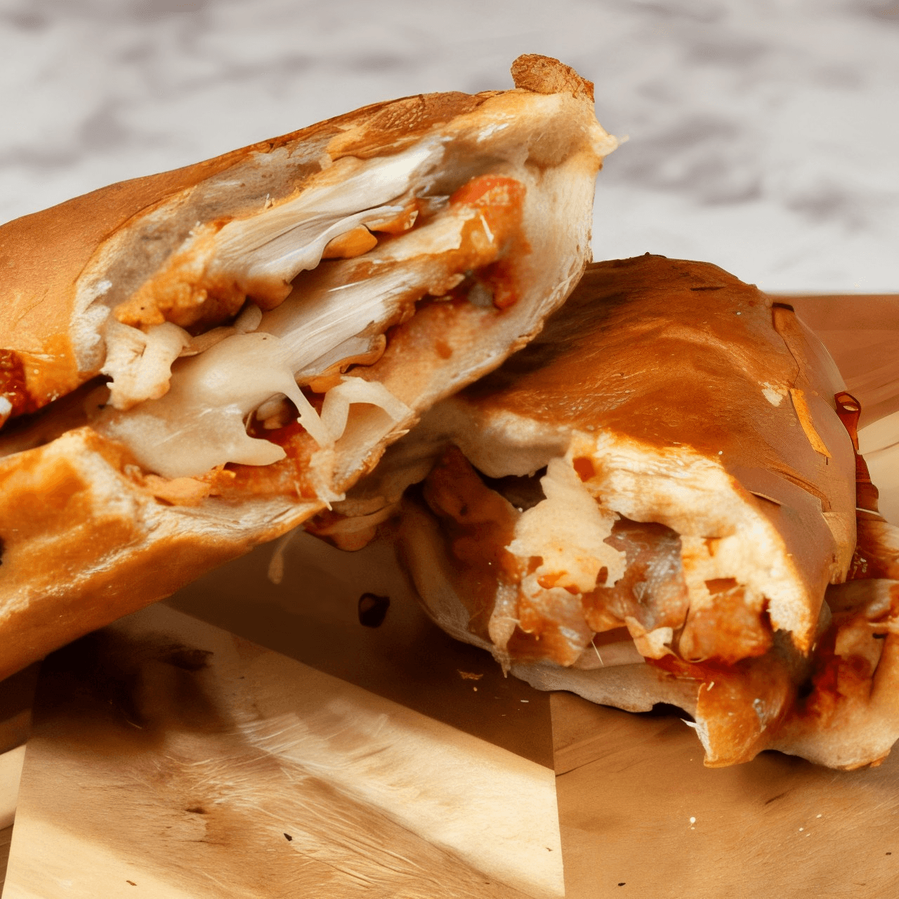 Chicken Parmesan Hoagie.