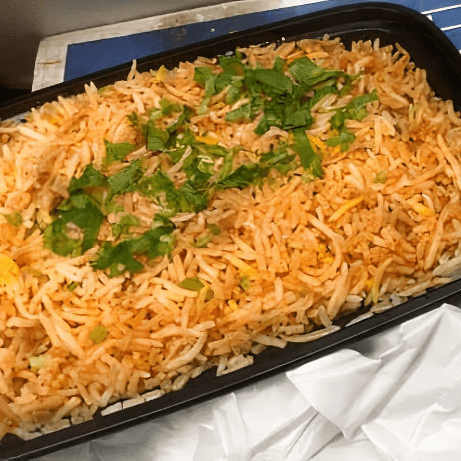 Mutton Dum Biryani Plate.