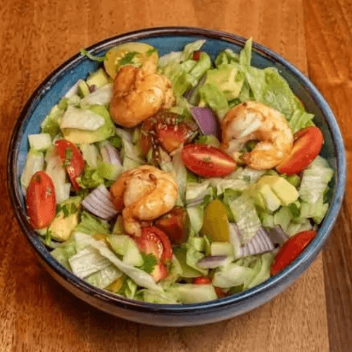 Shrimp Tikka Green Salad.