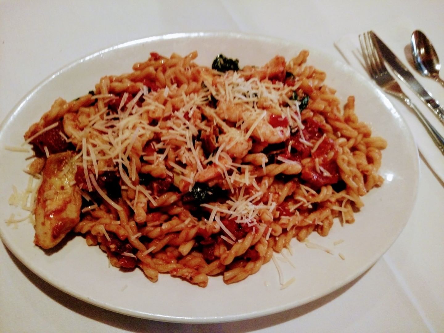 Shrimp Diavolo Pasta.