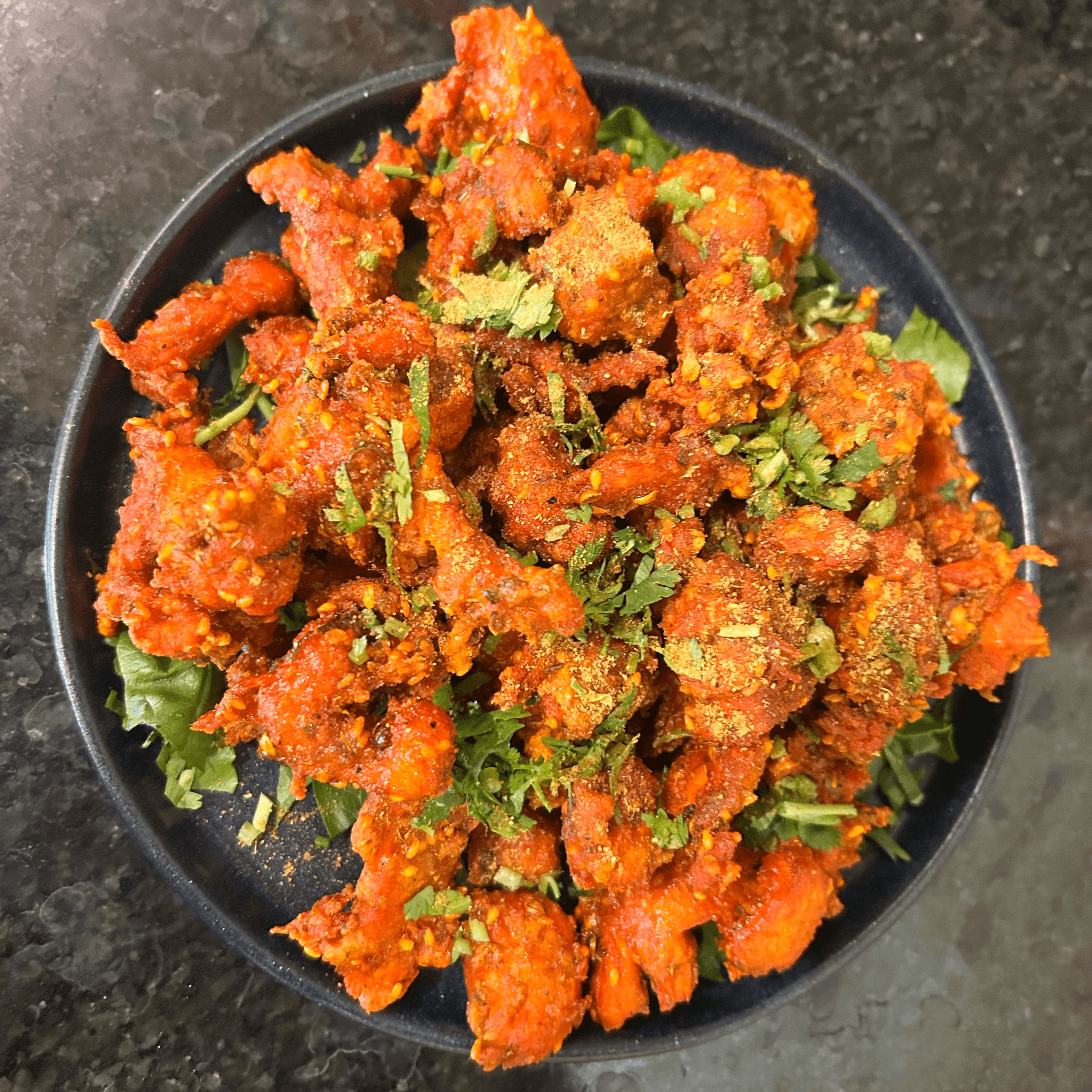 TBC Crispy Chicken Plate.