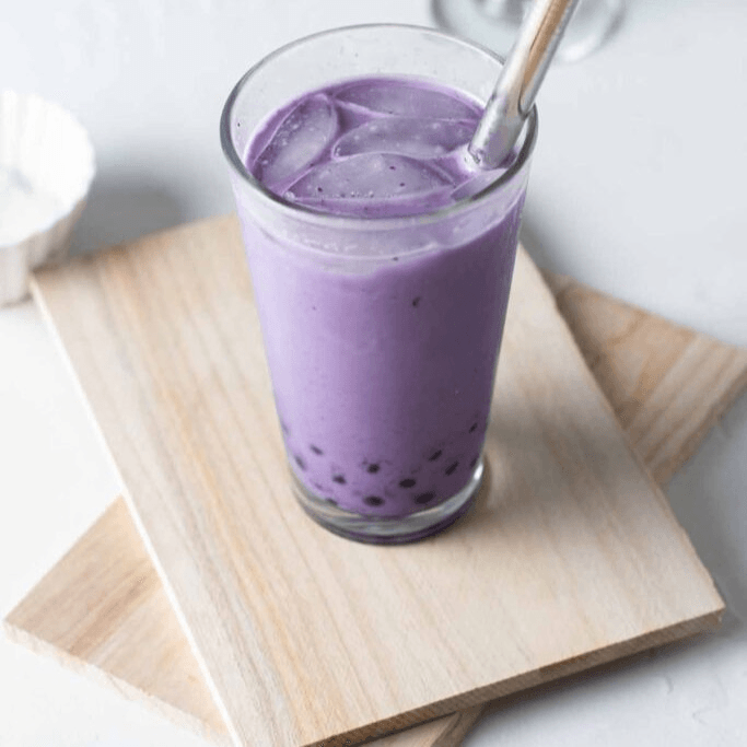 Blueberry BOBA Tea.