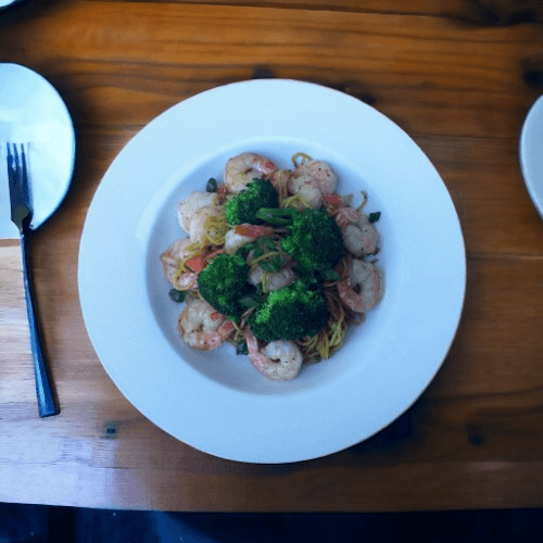 Shrimp Yakisoba with Vegetable