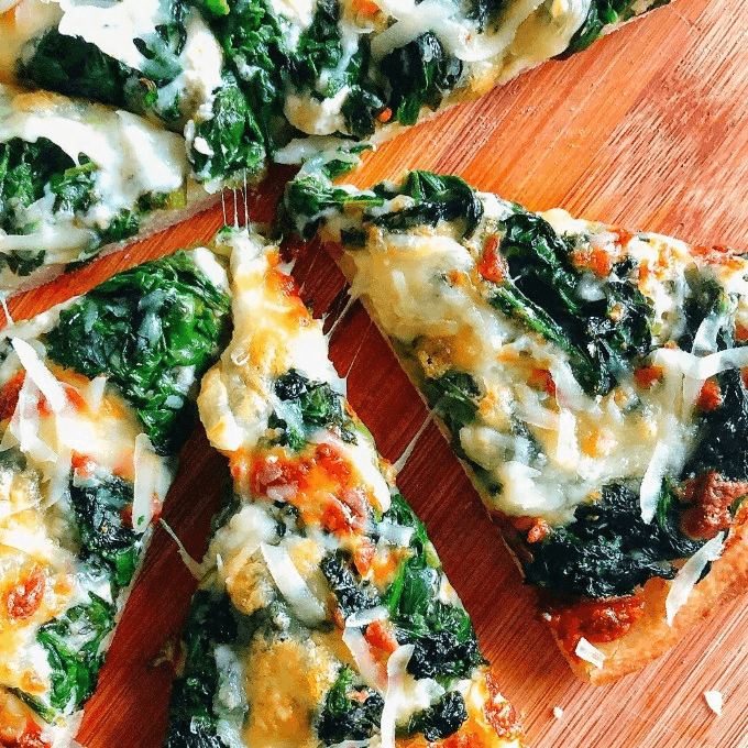 Spinach & Ricotta - Flatbread.