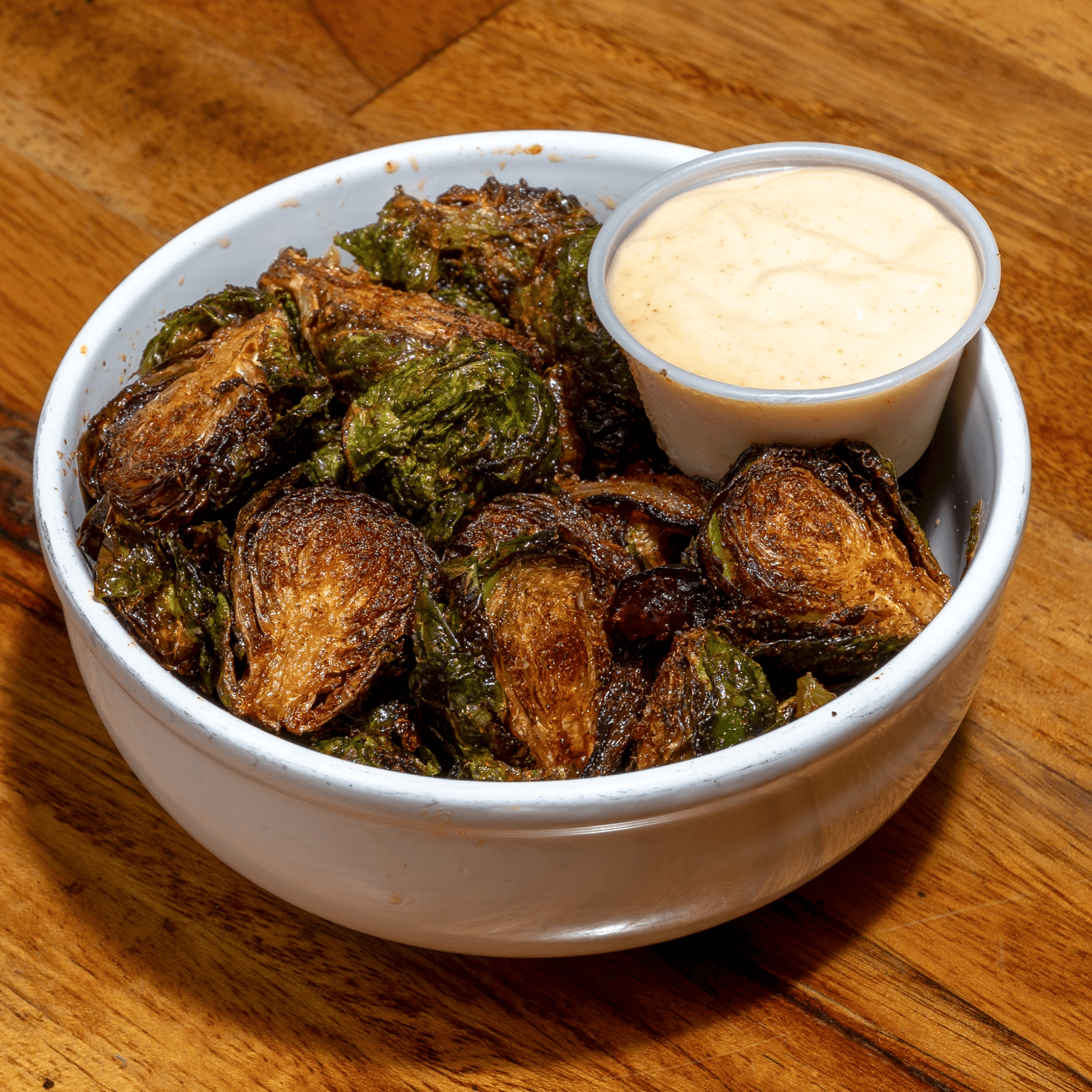Fried Brussels Sprouts (gf/veg).