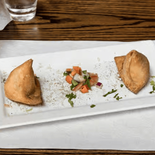 Vegetable Samosa.