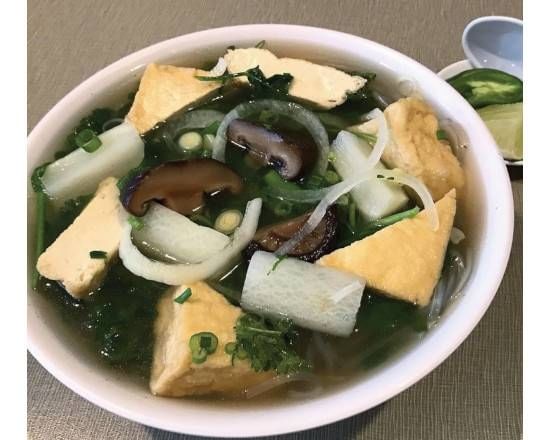 Vegetarian Noodle Soup.