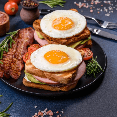 Two Egg Sandwich with Choice of Meat.