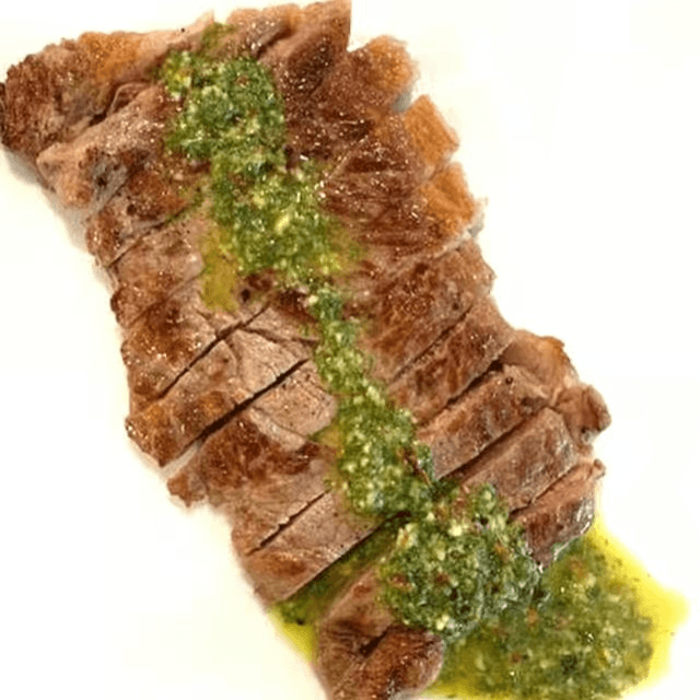 Grilled Shell Steak.