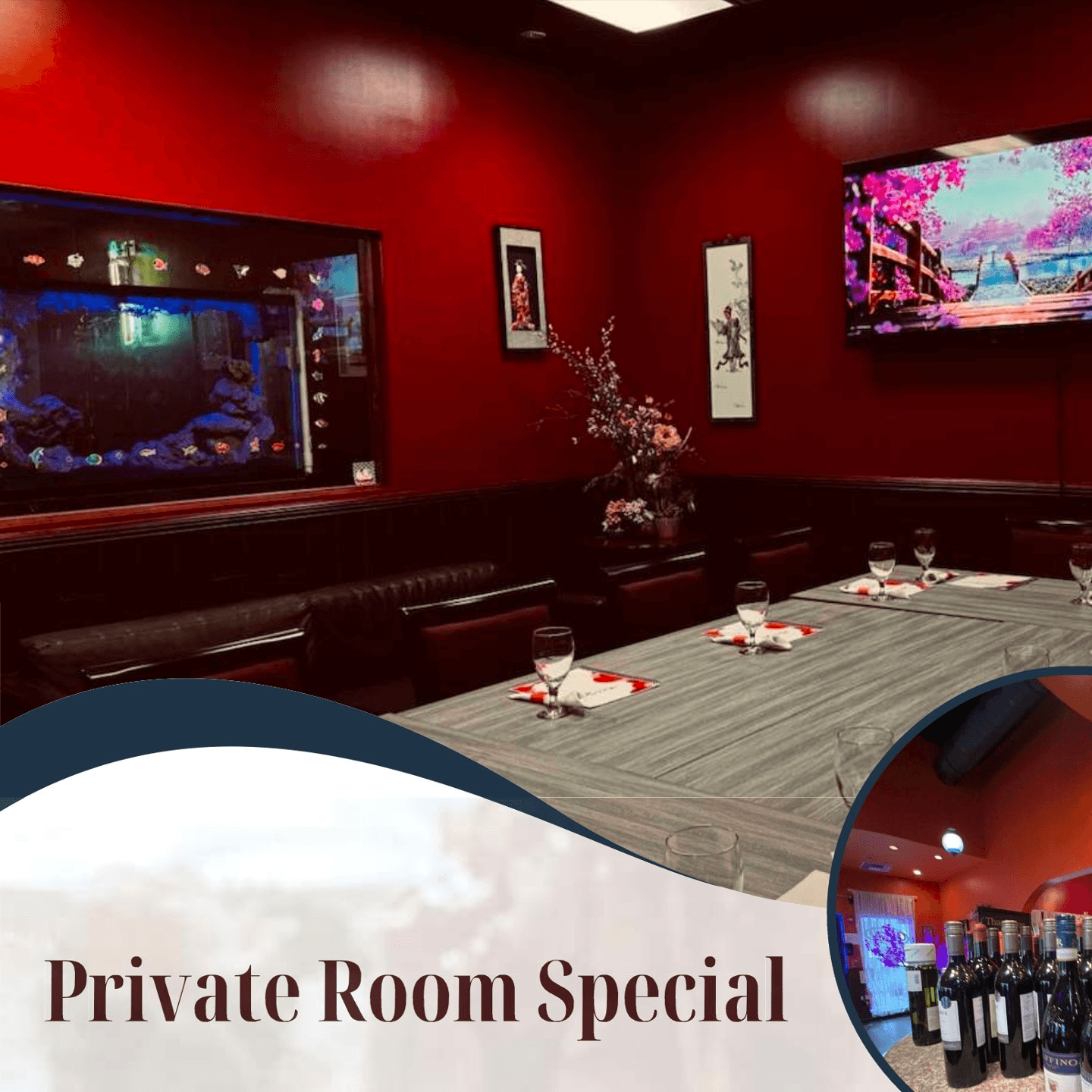 Sushi Naiya Private Room Rentals