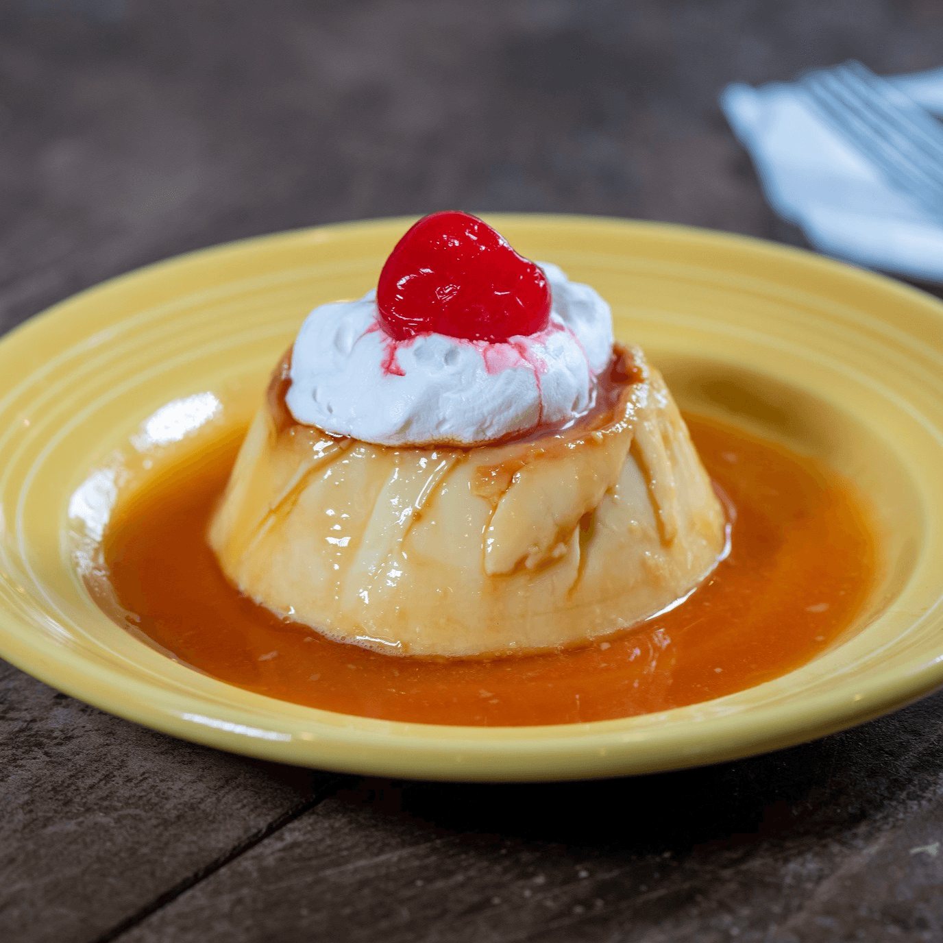 Flan Napolitano.