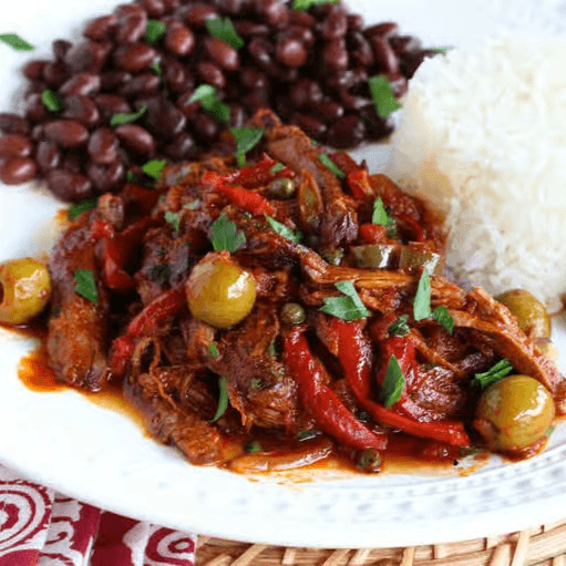 Ropa Vieja, Shredded Flank Steak.