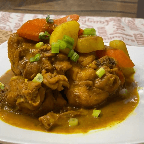 Curried Chicken.