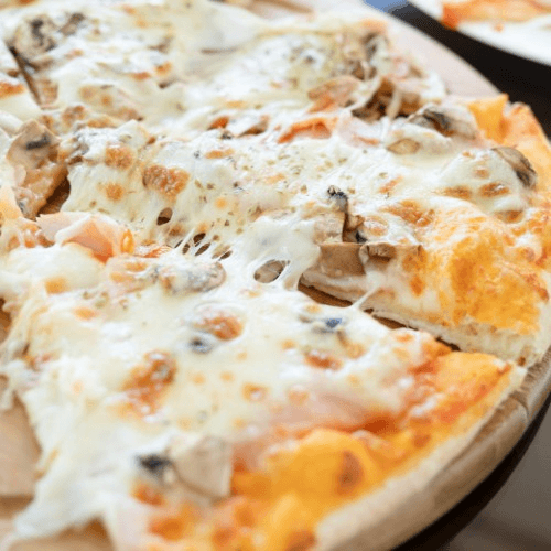 Grilled Chicken Pizza.