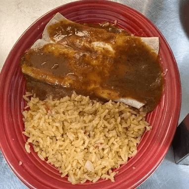 E) Two Cheese Burritos & Rice.