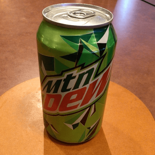 Mtn Dew can