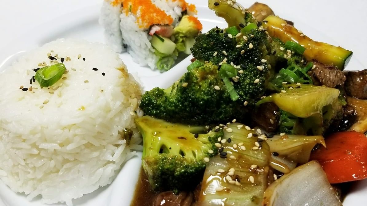 Sirloin Teriyaki Bento Box.