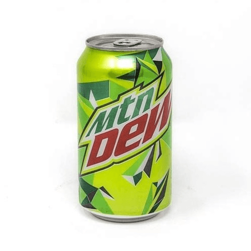 Mountain Dew Soda Can.