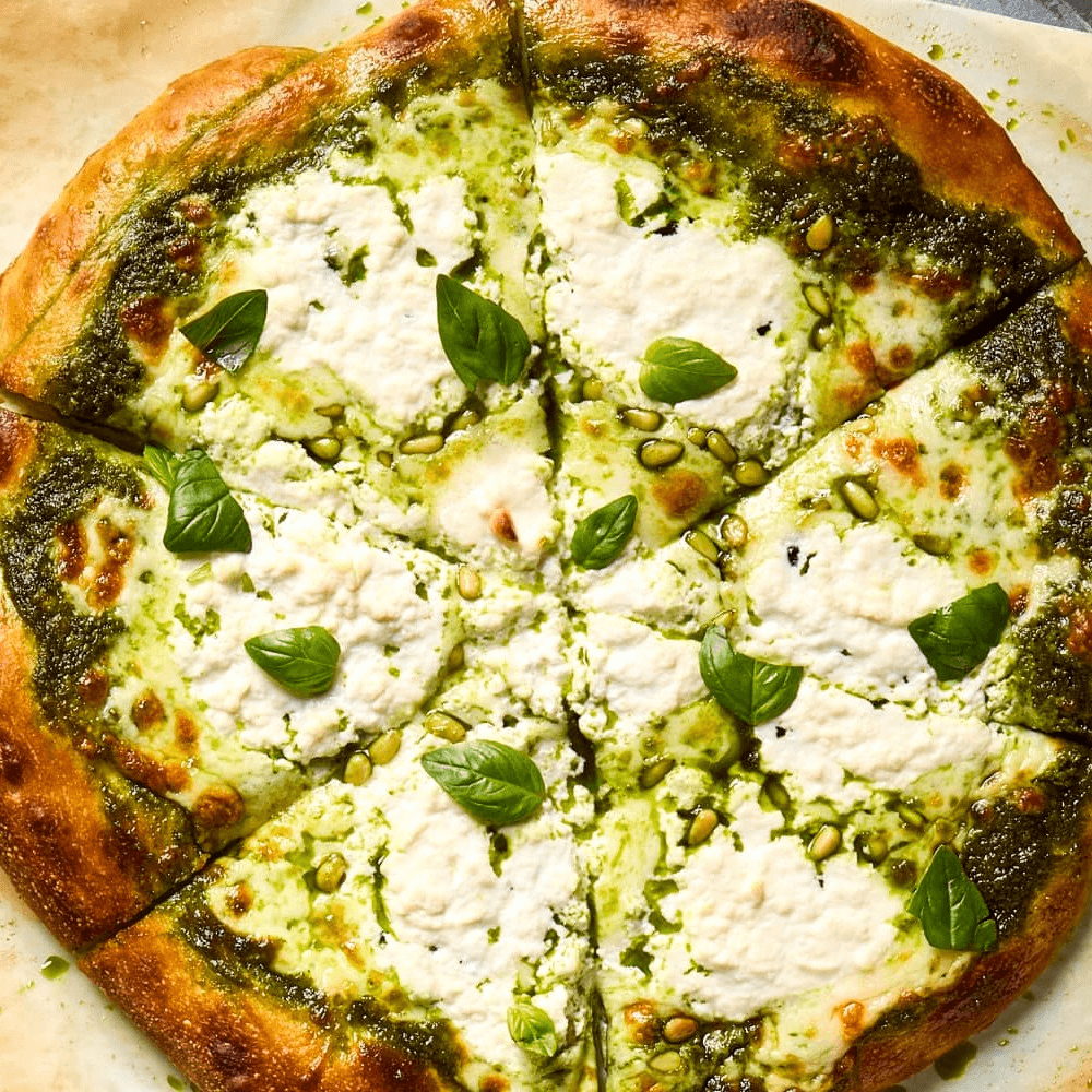 Gluten Free Basil Pesto Pizza (8").