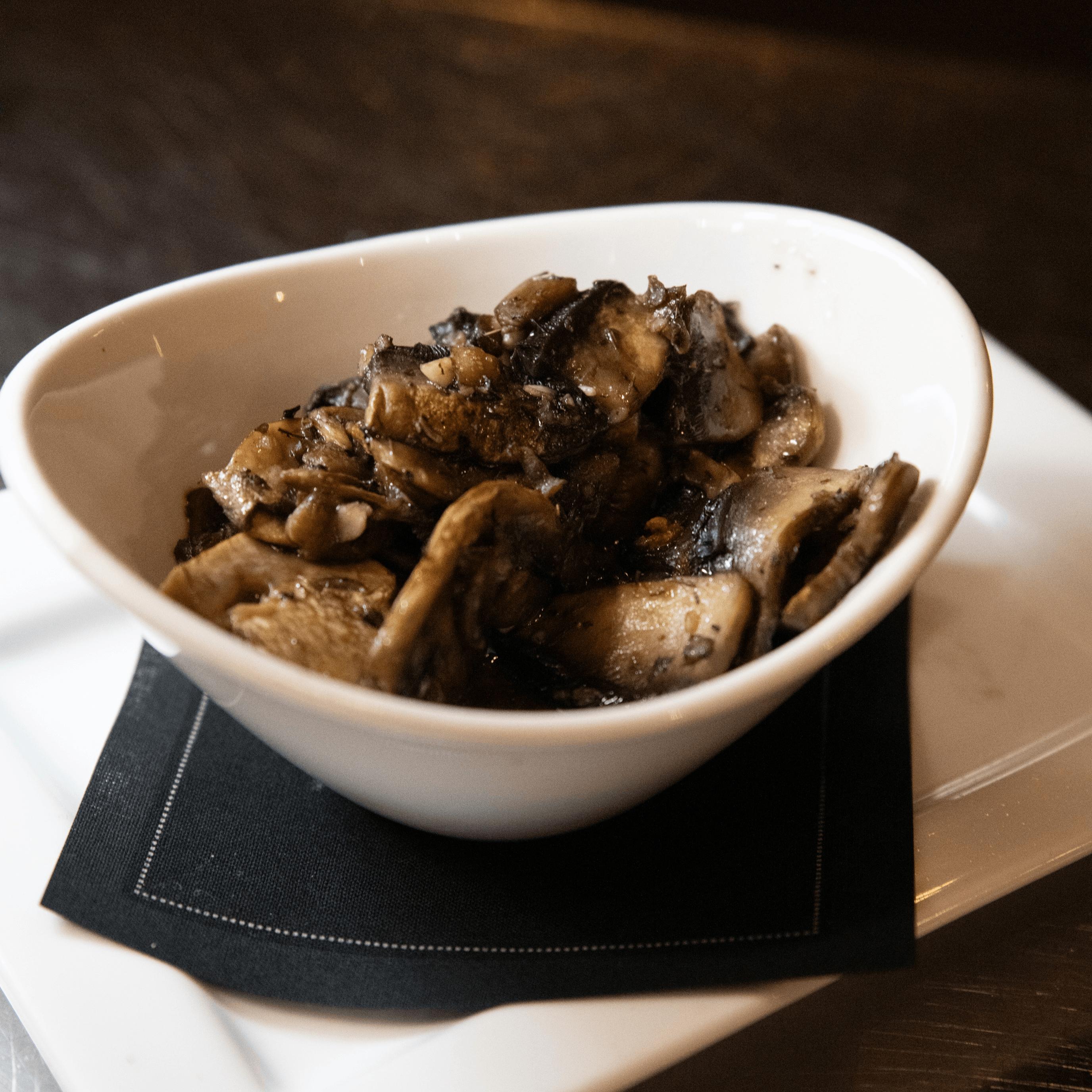 Locally Sourced Mushrooms.