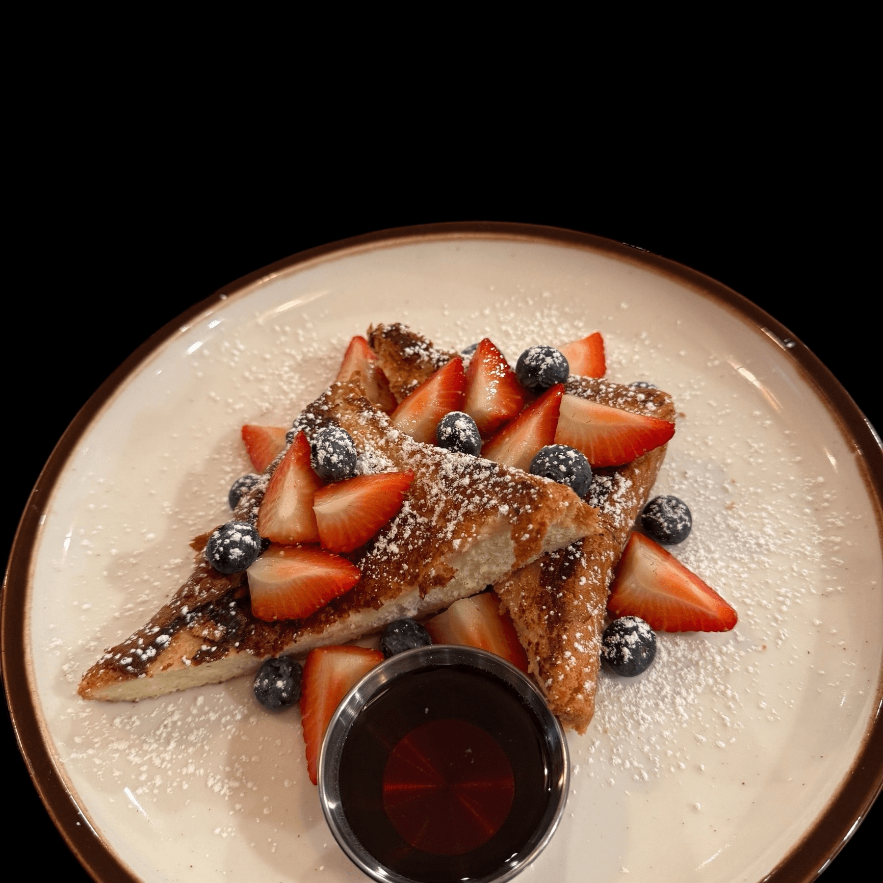 MIXED BERRY FRENCH TOAST.