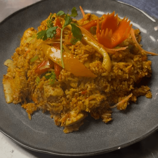 Spicy Herb Fried Rice.