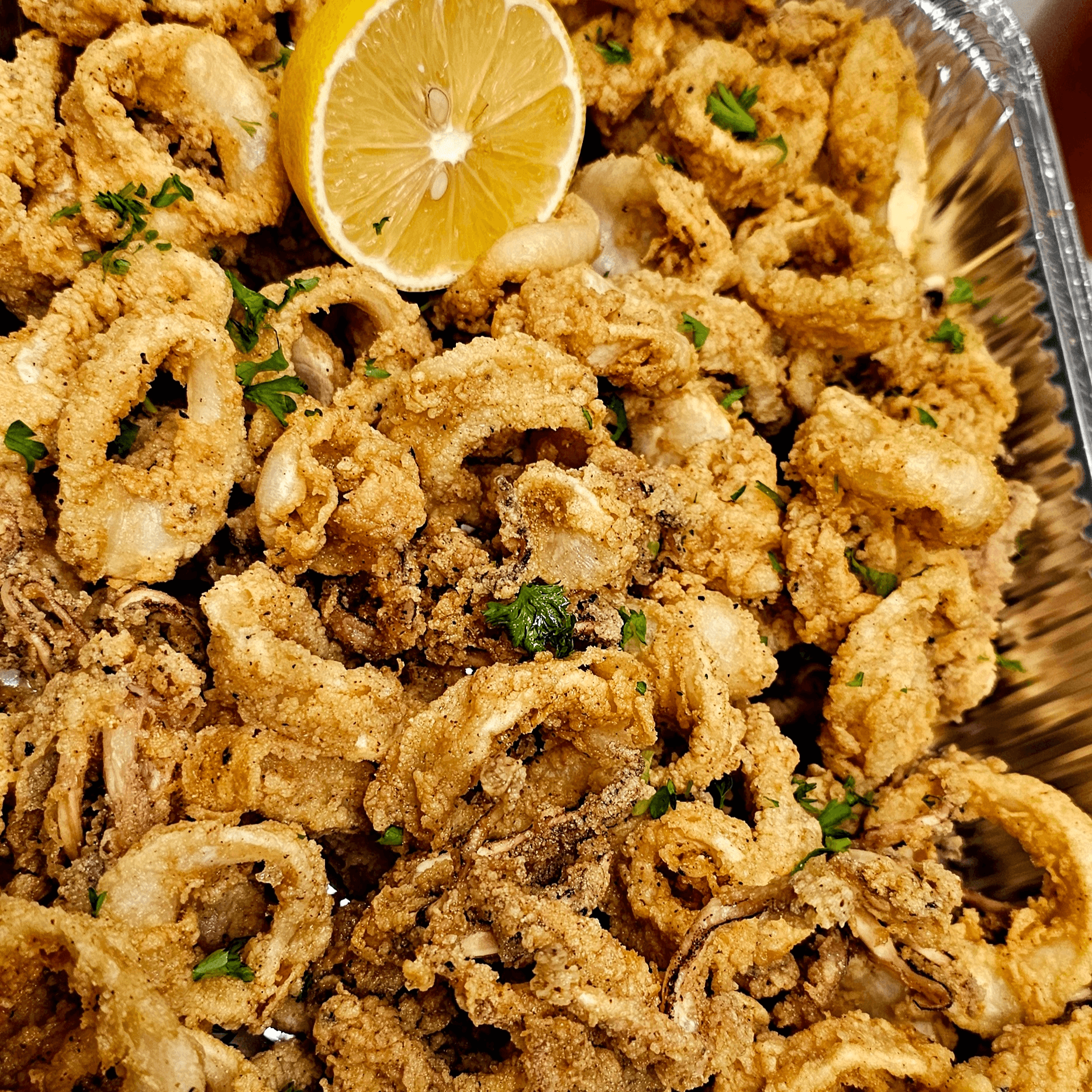 Fried Calamari Catering.