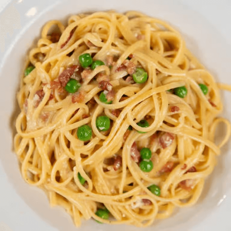 Linguini Carbonara.
