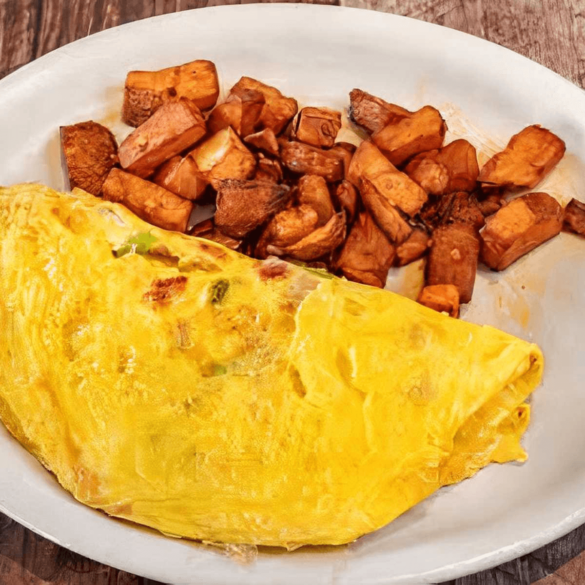 Mile High Omelet.