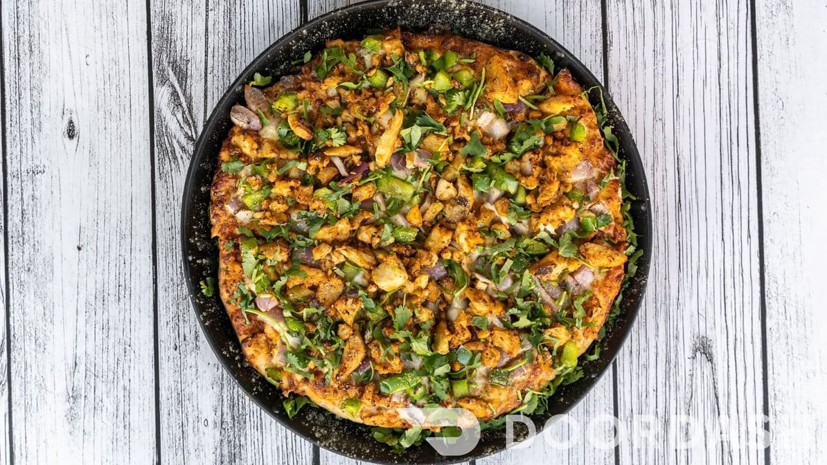 Chicken Tikka Pizza.