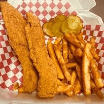 Chicken strips.
